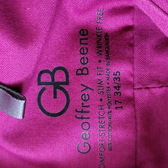 Geoffrey Beene Slim Fit Comfort Stretch button down dress shirt - Picture 5 of 6